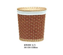 Wooden Chip Laundry Basket