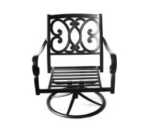 Cast Aluminum Garden Chairs for Dining Table