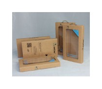 Brown Paper Box with PVC Window