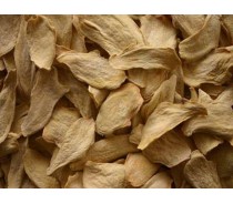 Organic dehydrated ginger flakes