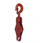 YJ071 BRITISH TYPE BLOCK SINGLE SHEAVE WITH HOOK