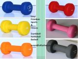 Cast Iron Colorful Flat Head Vinyl& Neoprene Dumbells