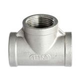 Ss201, 304, 316 Stainless Steel Pipe Fittings Tee