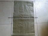 Grey Green PP Woven Bag Sacks for Packing Garbage