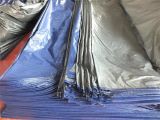 Blue Silver Color PP or PE Tarpaulin