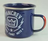 2015 Factory Price Logo Printing Enamel Mug