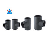 Water System PVC Plastic Pipe Fitting Three Tee PVC Pipe Fitting