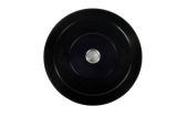 Gym Weightlifting Black Bumper Plates Barbell Plates