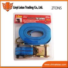 2"&50mm Blue PP Ratchet Strap Cargo Lashing