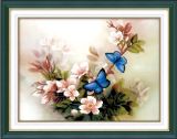 Blue Butterfly Cross Stitch