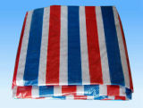 Colorful Stripe PE Tarpaulin, Waterproof