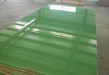 Green Glossy Polyester Plywood Poplar Core, E1 Glue