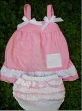 Lovebaby Baby Clothes, Shoulder Straps Sun-Top Skirt ,Ruffle Bloomers Pants Sets