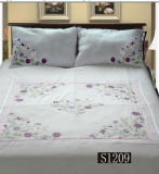 Flower Embroidery Bedding Set