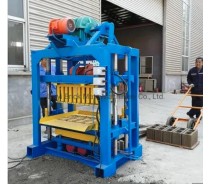 Qtj4-40 Manual Cement Concrete Brick Machine