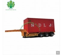 60ton 3axle Lowboy Lowbed Low Bed Trailer for Sale