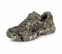 Camouflage hiking shoes