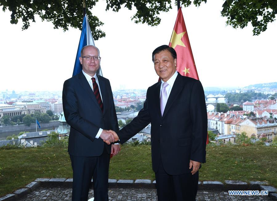 CZECH REPUBLIC-CHINA-LIU YUNSHAN-MEETING