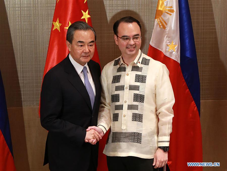 PHILIPPINES-MANILA-CHINESE FOREIGN MINISTER-MEETING