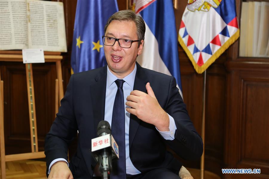 SERBIA-BELGRADE-PRESIDENT-VUCIC-INTERVIEW