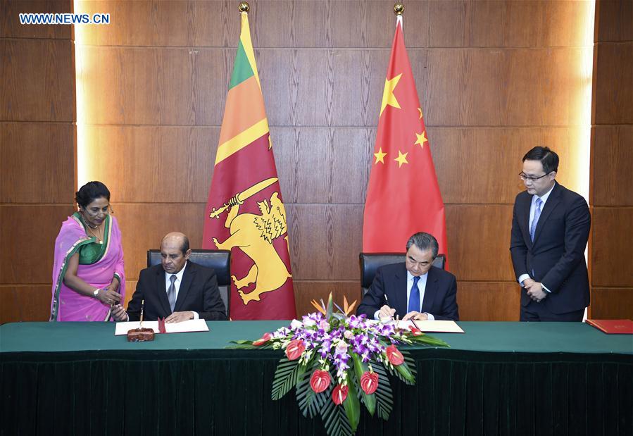 CHINA-BEIJING-WANG YI-SRI LANKA-TALKS (CN)